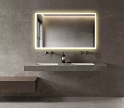 Milobad, Spejl m. LED, CL30, 120x70 cm