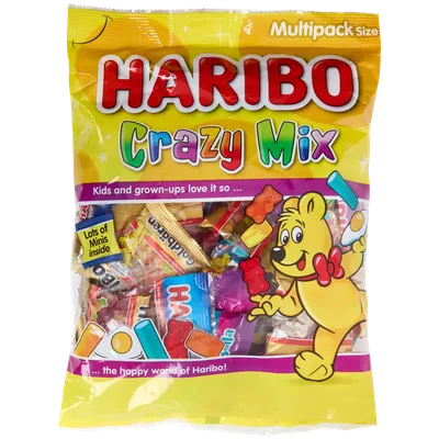 Výhodné balení Haribo Crazy Mix