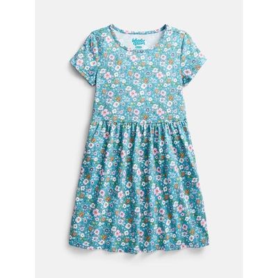 Wonder Nation Girl’s Play Dress with Short Sleeves, Sizes XS-XXL