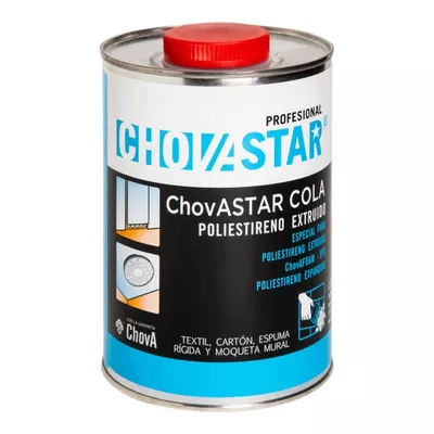 COLA CONTACTO PEGADO POLIESTIRENO (EPS-XPS) CHOVASTAR 1 L