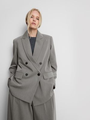 Blazer extragrande de doble botonadura By Coleen