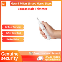 XIAOMI Mijia Soocas IPX5 Waterproof Nose Hair Trimmer Eyebrow Clipper Sharp Blade Cordless Nasal Cleaner for Men Women