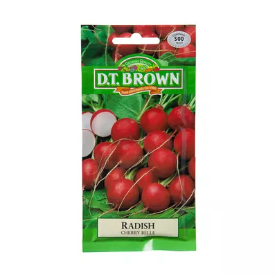 Dt Brown Cherry Belle Radish Seeds 500pc