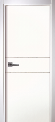 PUERTA INTERIOR EN BLOCK VT2 LACADA BLANCA CIEGA 72,5CM IZQUIERDA