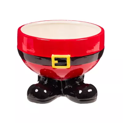 Christmas Ceramic Santa Candy Bowl