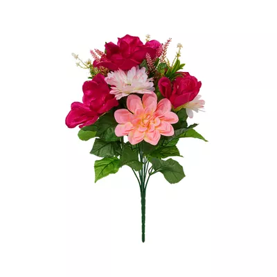 Bright Faux Bunch Fuchsia/Orange