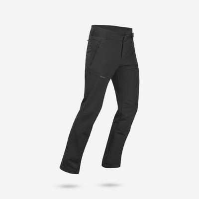 QUECHUA Wanderhose Herren warm wasserabweisend Winterwandern - SH500 schwarz