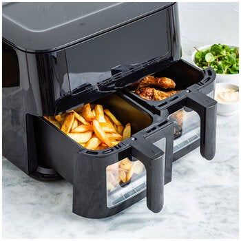 GreenPan Bistro 2 Basket Electric Airfryer 4+4L CC008077-001