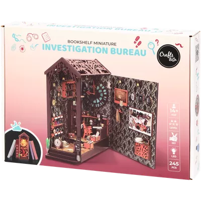 Podpěra na knihy miniaturní dům Crafts & Co