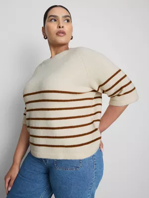Camiseta cuadrada en mezcla de lana by Coleen