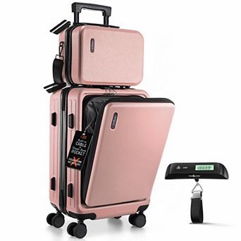 TravelArim 20 Inch Carry On Luggage with Luggage Scale
