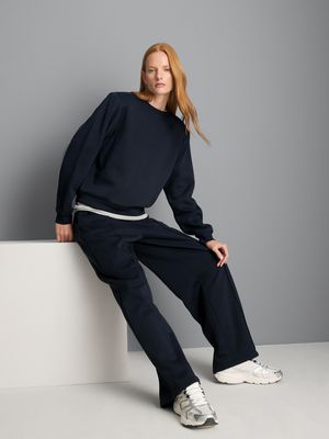 Sudadera con mucho algodón y hombreras