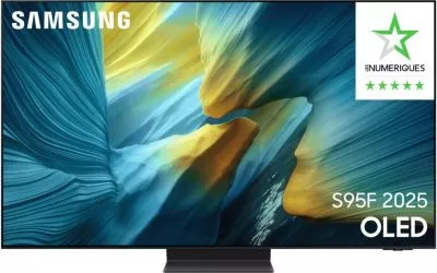 TV OLED SAMSUNG TQ55S95F 4K AI Smart TV2025