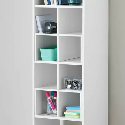 Mainstays Cube Storage Quad Inserts, Set of 2, White