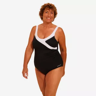 NABAIJI Costume intero acquagym donna KARLI nero-bianco
