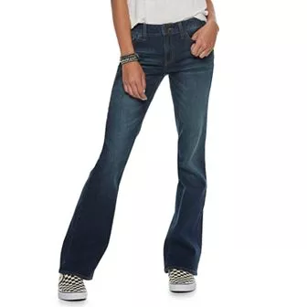 Juniors' SO® Low Rise Bootcut Jeans
