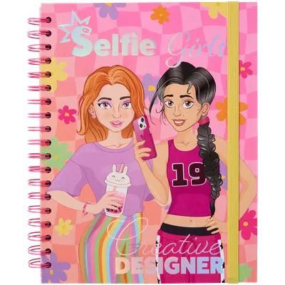 Omalovánky Selfie Girls Creative Designer