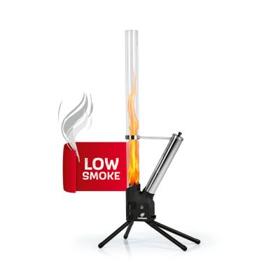LANDMANN Pellet-Fackel 126,5cm schwarz/silber