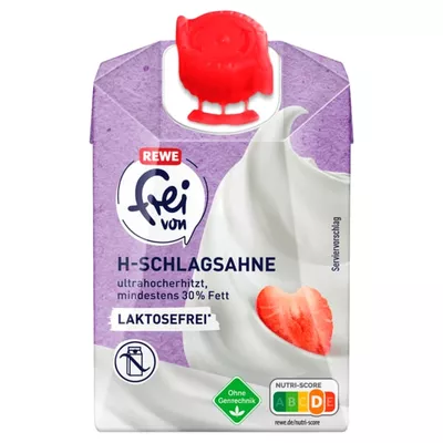 REWE Frei von H-Schlagsahne 200g