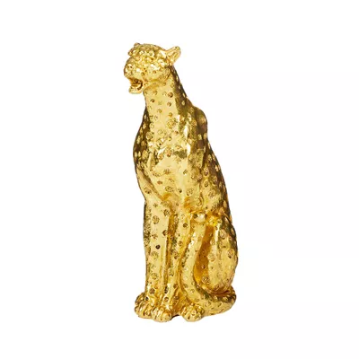 Resin Leopard Ornament Large