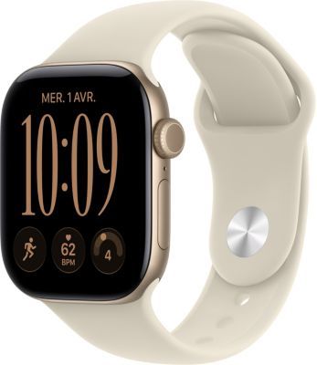 Apple Watch - Montre Connectée  Serie 12 42mm Alu Or Clair / Sable S/M