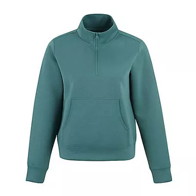 Blue Mountain Women's Fleece Mock Neck Sweatshirt