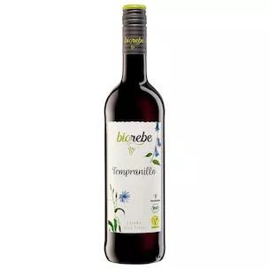 Biorebe Bio Rotwein Tempranillo trocken...