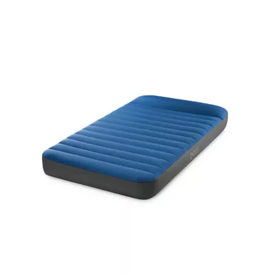 INTEX Intex 64011 - Materasso Gonfiabile Camping Singolo con Pompa Elettrica Portatile