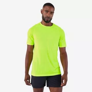 KIPRUN Maglia running uomo RUN 500 COMFORT verde
