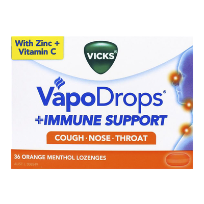 Vicks Lozenges Orange 36pk
