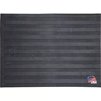 Boomerang Rubber Inc. 4 ft. x 6 ft. x 5/16 in. Black Rubber Utility Mat