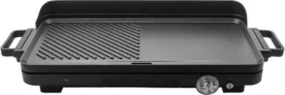 Plancha électrique ESSENTIELB EPL4 noir à poser , 50x25 cm