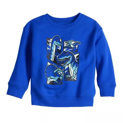 Baby & Toddler Boys Jumping Beans® Fleece Crewneck Pullover