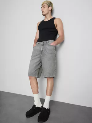 Pantalones cortos vaqueros de corte holgado