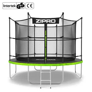 ZIPRO Trampolino rotondo Jump Pro con rete sicurezza interna 10FT 312cm