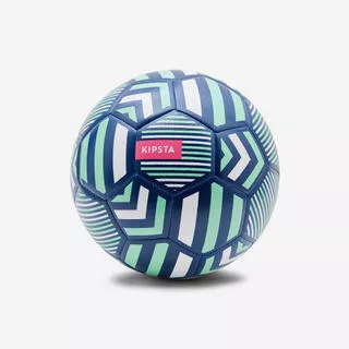 KIPSTA Pallone calcio LEARNING BALL taglia 5 nero-verde