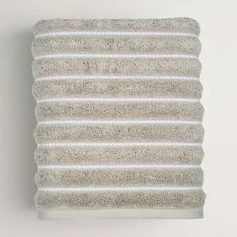 Sonoma Goods For Life® Quick Dry Ribbed Cotton Bath Towel, Bath Sheet, Hand Towel or Washcloth