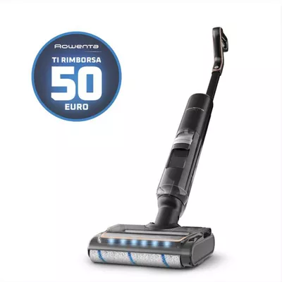 ROWENTA - Lavapavimenti Senza Fili GZ5736E0-TRUST BLU E CROMATO