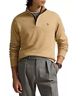 Luxury Jersey Quarter-Zip Pullover