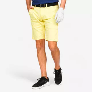Pantaloncini golf uomo MW 500 gialli