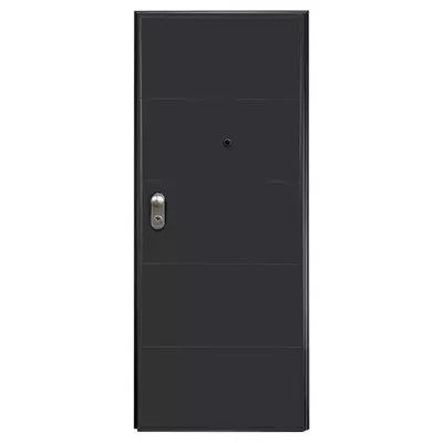 PUERTA ACORAZADA VT5 GRIS Y BLANCA  DERECHA