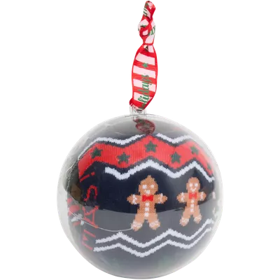 Vánoční ponožky ve vánoční kouli