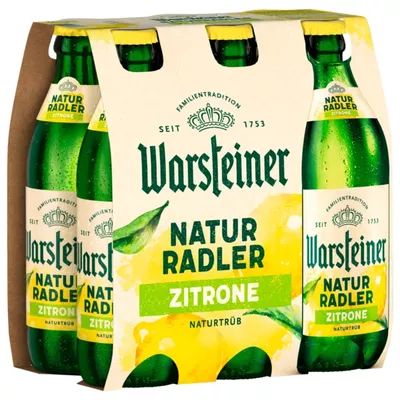 Warsteiner Radler naturtrüb 6x0,33l