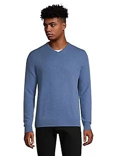 Cruz Cashmere Basic V-Neck Sweater