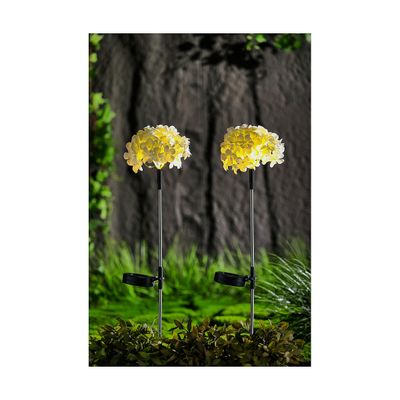 Solar Hydrangea Flower Stake