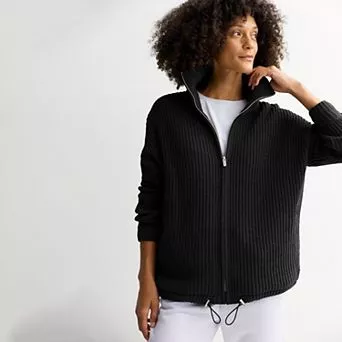 Women's FLX Chenille Zip-Up Commuter Sweater