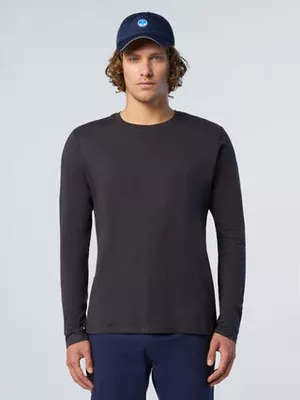 T-shirt in jersey a maniche lunghe da uomo