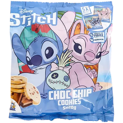 Sušenky s kousky čokolády Lilo & Stitch