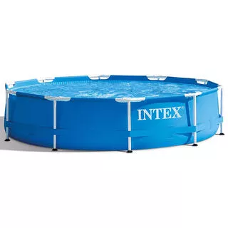 INTEX Intex 28202NP - Piscina Metal Frame rotonda, Pompa Filtro, 305x76 cm