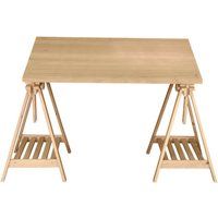 Mesa escritorio pino natural 120x70x73,1 cm